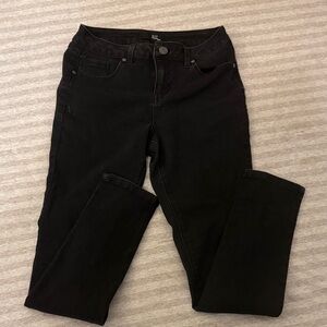 1822 Denim Women's Classic Black Skinny Jeans
